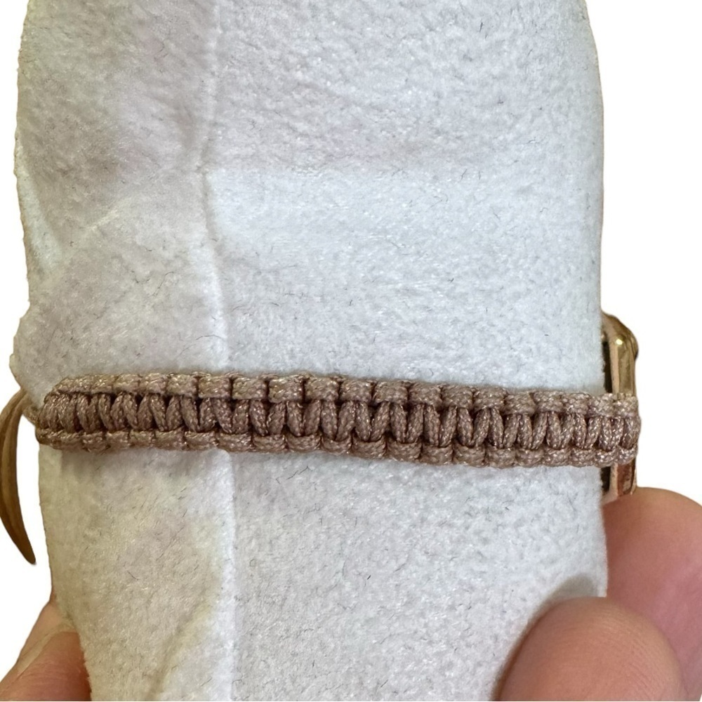 Kendra Scott Rose Gold Rope Slider Bracelet EUC Size Adjustable - Picture 6 of 6